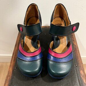 John Fluevog Sam – Strapped Mary Jane Heels, Size 6